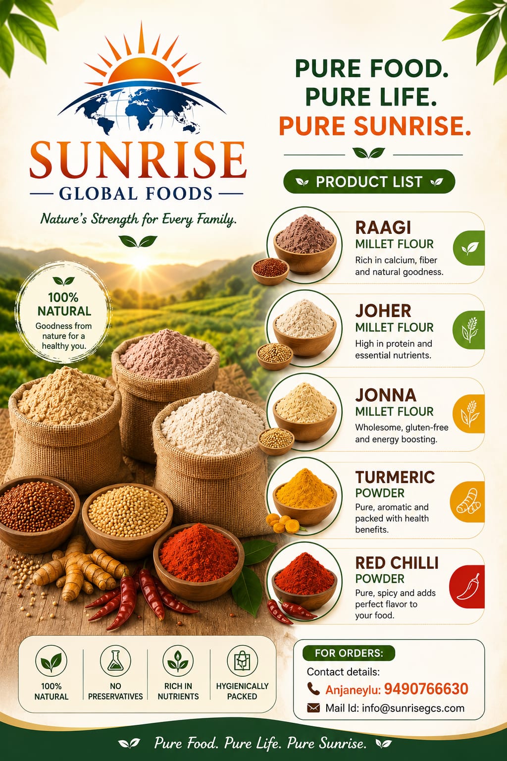 Jonna Millet Flour